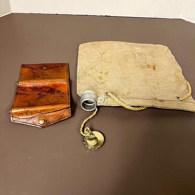 Vintage Leather, Tool and Canvas Bundle