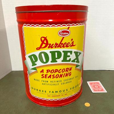 Durkee's Popex Large Tin #1