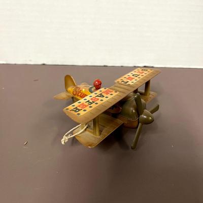 Vintage Tin Toy Airplanes and Helicopter