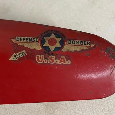 Vintage Tin Toy Airplanes and Helicopter