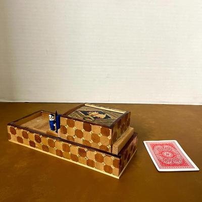 Vintage Made in Occupied Japan Secret Compartment Box