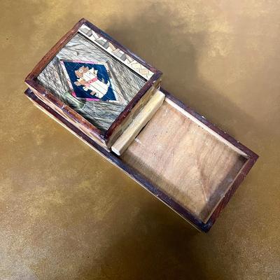 Vintage Made in Occupied Japan Secret Compartment Box