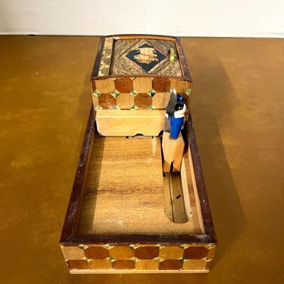 Vintage Made in Occupied Japan Secret Compartment Box