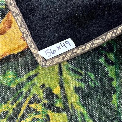 Vintage Large Victorian Horse Hair Wool Carriage/Buggy Blanket
