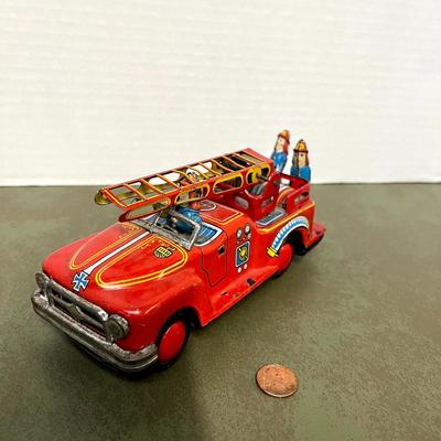 Vintage Tin Toy Cars and Trains Bundle