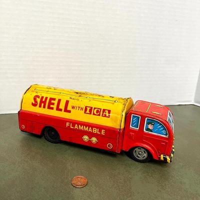 Vintage Tin Toy Cars and Trains Bundle