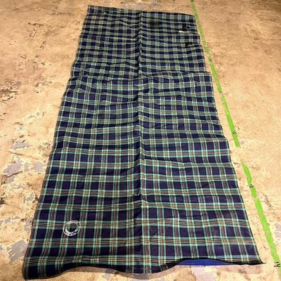 Plaid Picnic Bag and Air Mattress