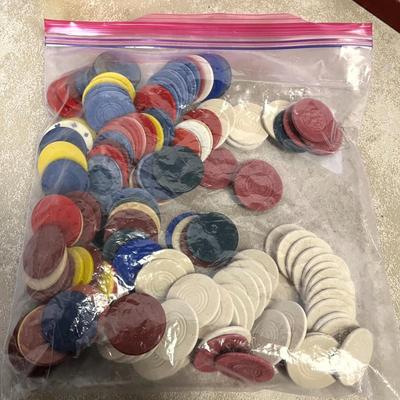 Bundle of Vintage Poker Chips