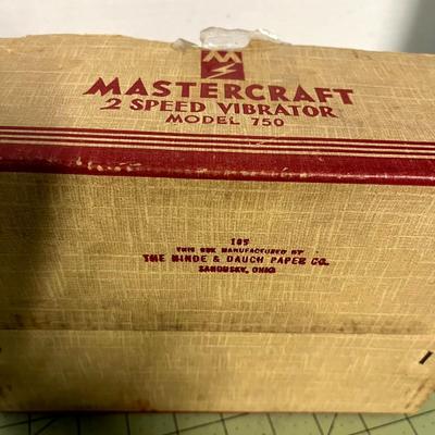 Vintage Mastercraft 2 Speed Vibrator