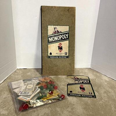 Vintage Monopoly Game and Board