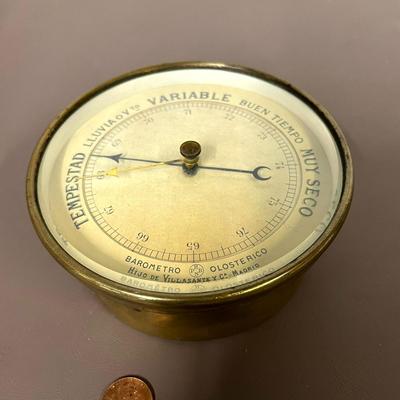 Vintage Tools, Flashlight, Staplers, Tape Measure and Barometer