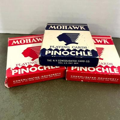 Vintage Mohawk Pinochle Playing Cards