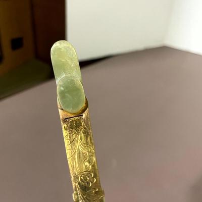 Vintage Jade Letter Opener