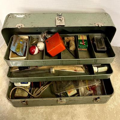 Vintage My Buddy Fishing Tackle Box Bundle