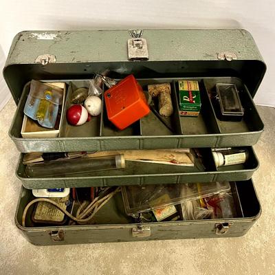 Vintage My Buddy Fishing Tackle Box Bundle