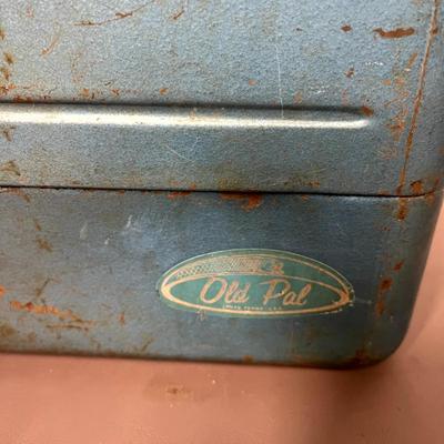 Vintage Old Pal Fishing Tackle Box Bundle
