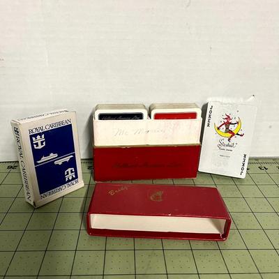 Vintage Cruise Line Playing Cards