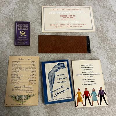 Vintage Misc. Booklet Bundle