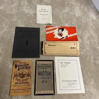 Vintage Misc. Booklet Bundle