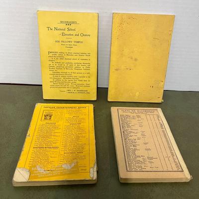 Vintage Drama/Acting Dialogue Books