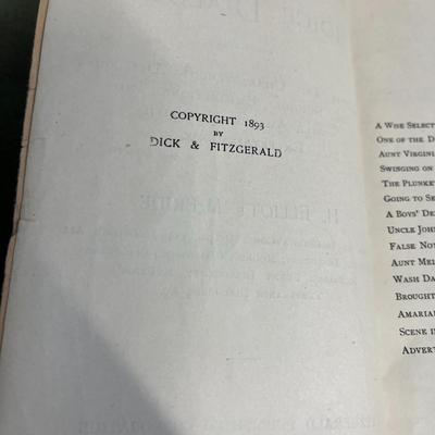 Vintage Drama/Acting Dialogue Books