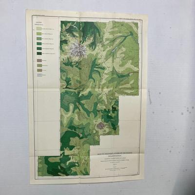 Vintage US Survey Maps Atlas Book