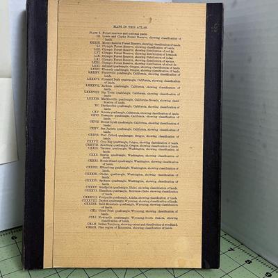 Vintage US Survey Maps Atlas Book