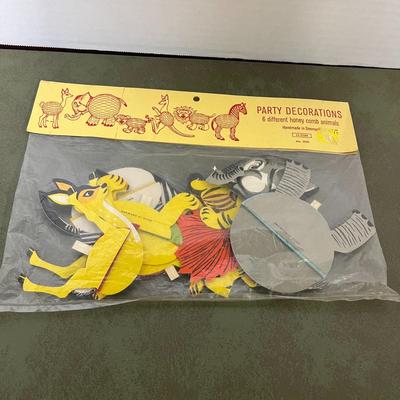 Vintage Danish Kids Party Decoration Sealed in Bag