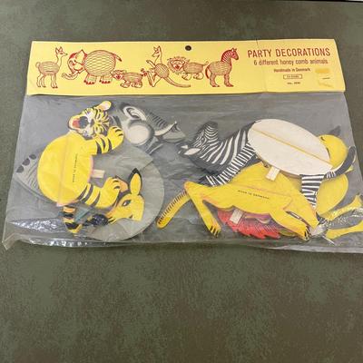 Vintage Danish Kids Party Decoration Sealed in Bag
