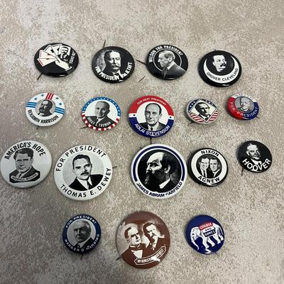 Vintage Bundle of Political Pins