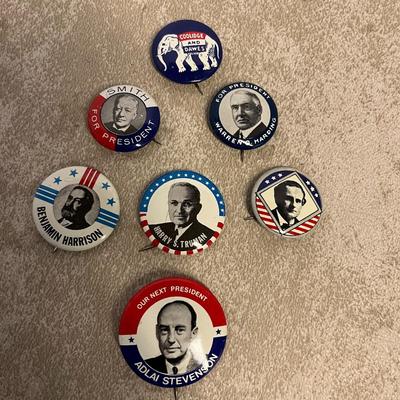 Vintage Bundle of Political Pins