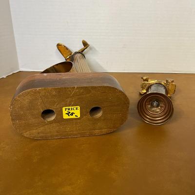 Vintage Airplane and Automobile Racing Trophies