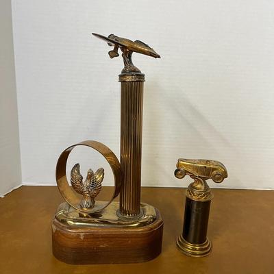 Vintage Airplane and Automobile Racing Trophies