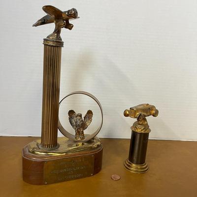 Vintage Airplane and Automobile Racing Trophies