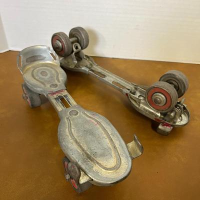 Vintage Strap On Roller Skates