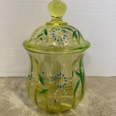 Vintage Uranium Glass Set