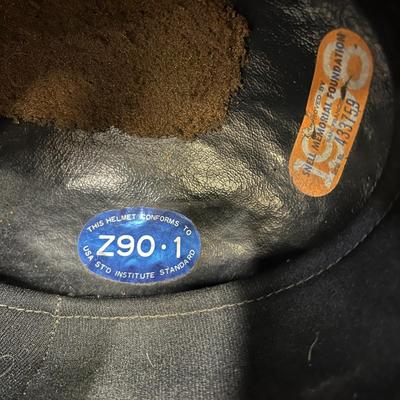 Vintage Motorcycle Helmet