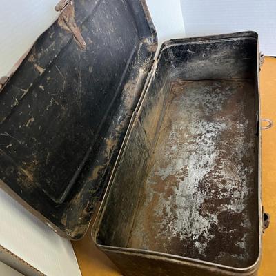 Vintage Metal Storage Boxes