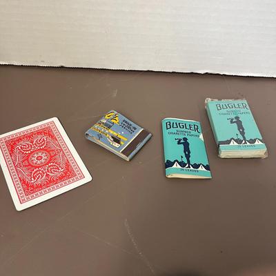 Vintage Matchbooks and Tobacco Paper