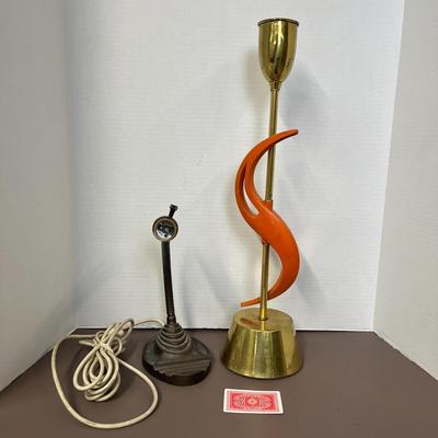 Lot of 2 Vintage Lamps