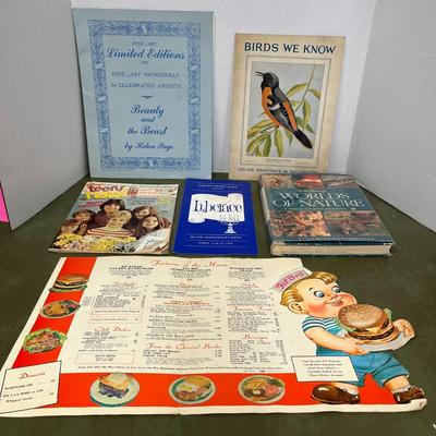 Lot of Vintage Books, Magazines and Ephemoria