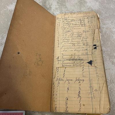 Vintage Dayton Ohio Directory, Typewriting Lessons and Register