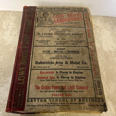 Vintage Dayton Ohio Directory, Typewriting Lessons and Register