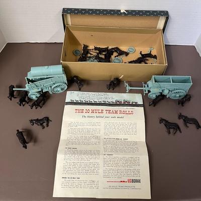 Vintage Borax 20 Mule Train Toy #1