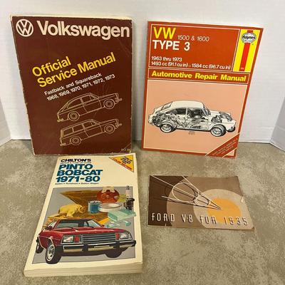 Vintage Automobile Books and Manuals