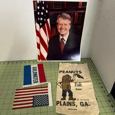 Lot of Political Memorabilia, Carter, Goldwater, Ike