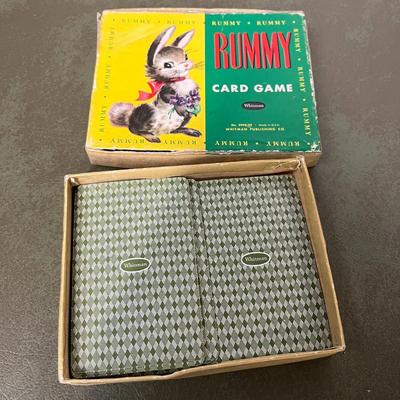Vintage Card and Board Games, McDonalds, Rummy, Pit