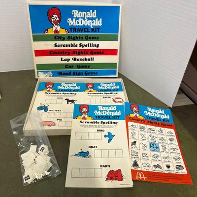 Vintage Card and Board Games, McDonalds, Rummy, Pit