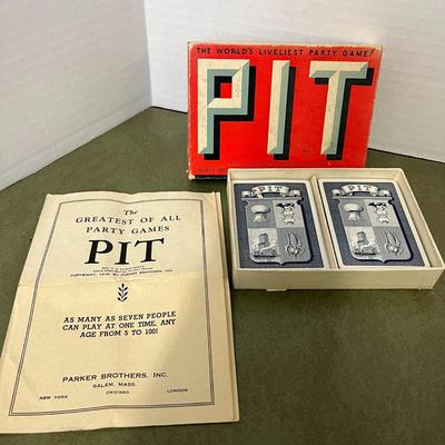 Vintage Card and Board Games, McDonalds, Rummy, Pit