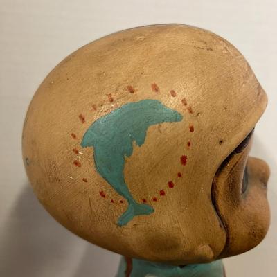 Vintage 1973 Miami Dolphins Chalk Figurine